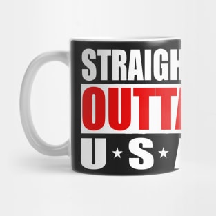 USA United States America Straight outta Mug